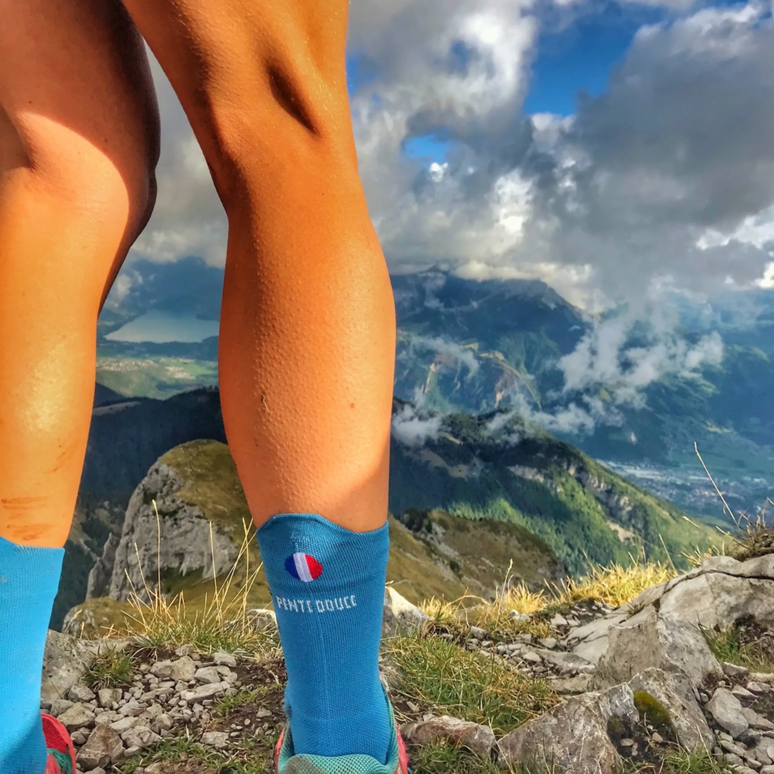 Chaussettes de running - La bleue