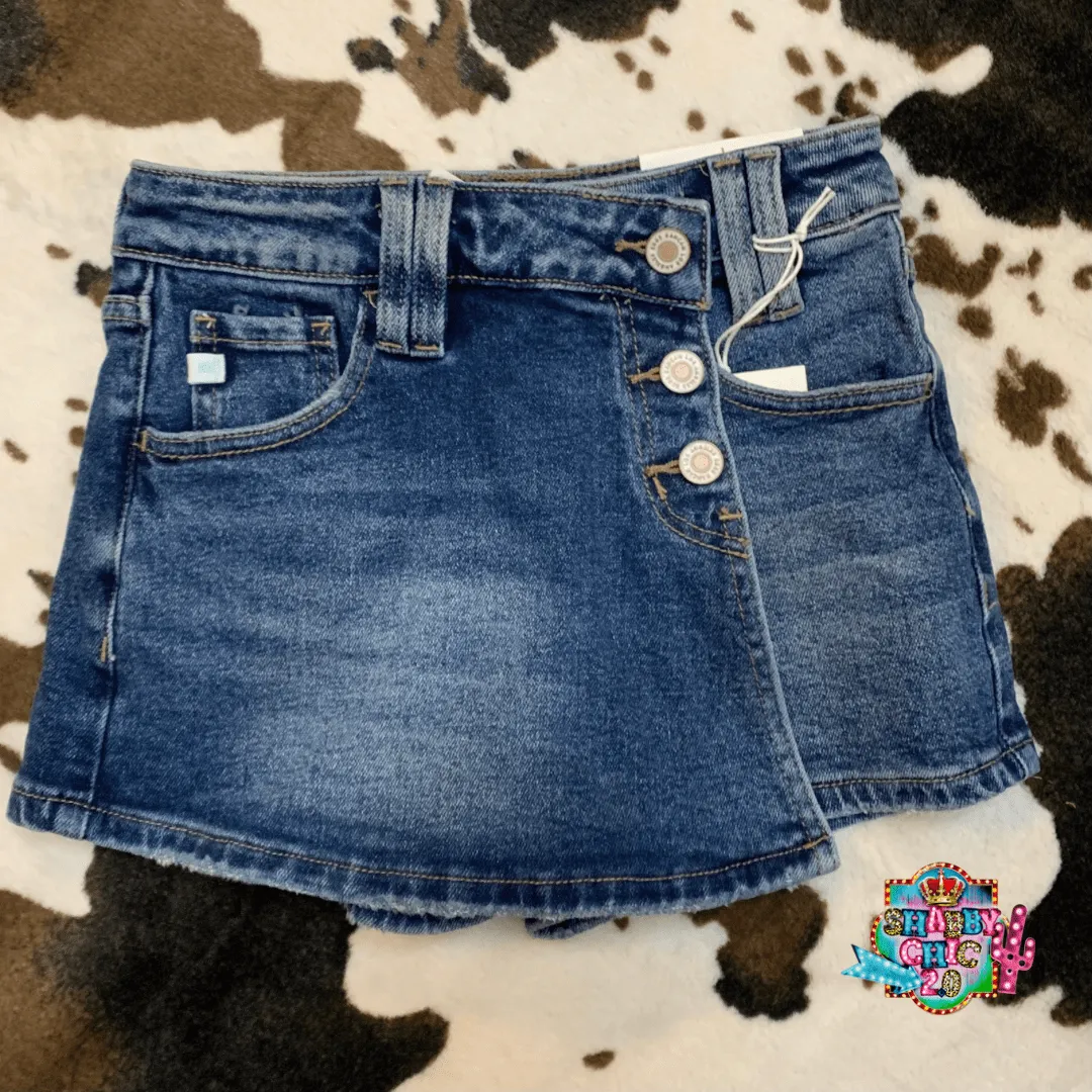 Children's Denim Skort
