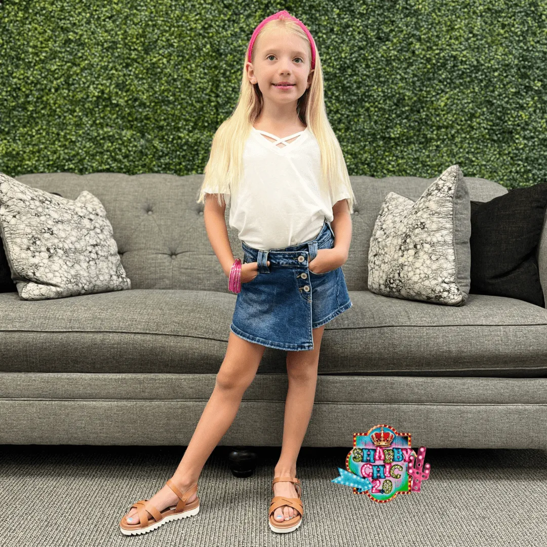 Children's Denim Skort