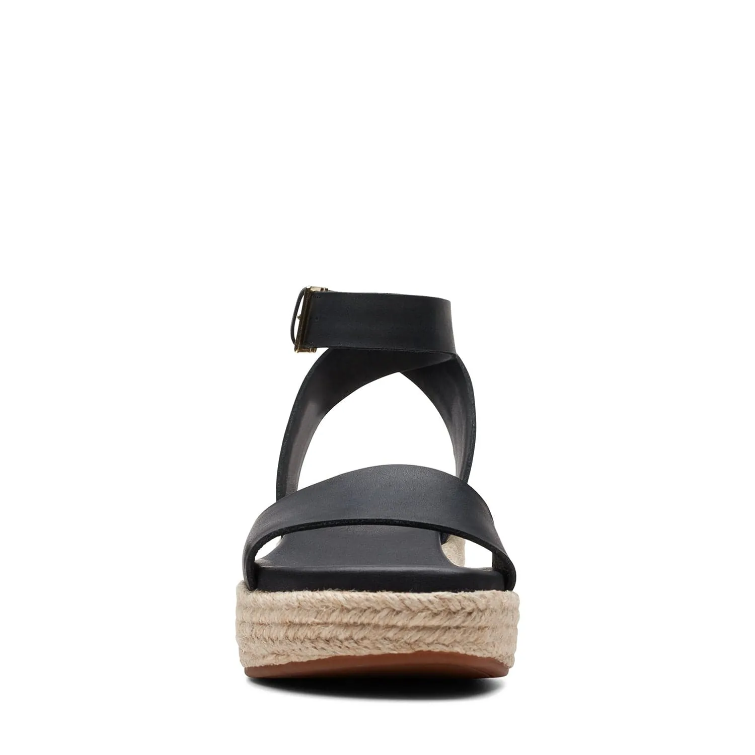Clarks Kimmei Ivy - Sandals - Black Leather - 261709804 - D Width (Standard Fit)