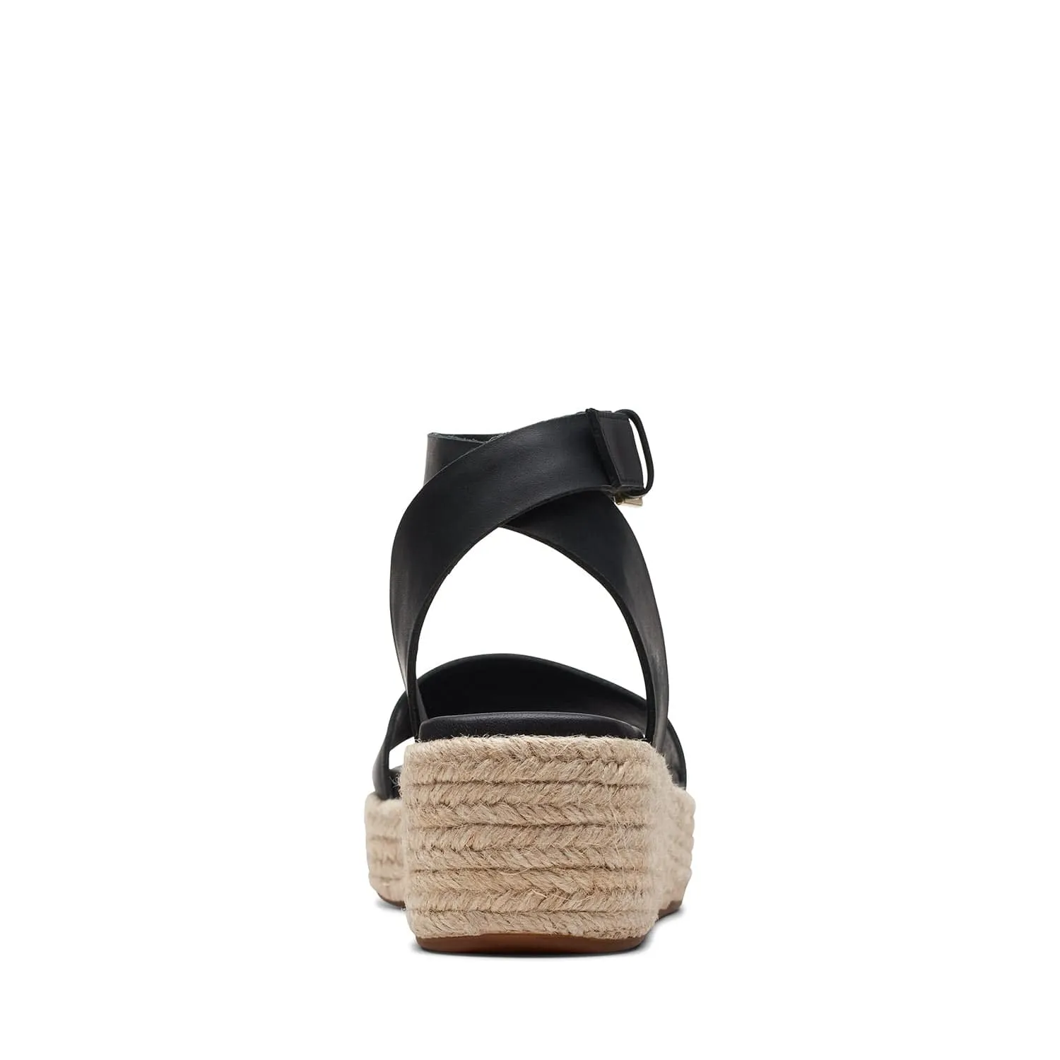 Clarks Kimmei Ivy - Sandals - Black Leather - 261709804 - D Width (Standard Fit)