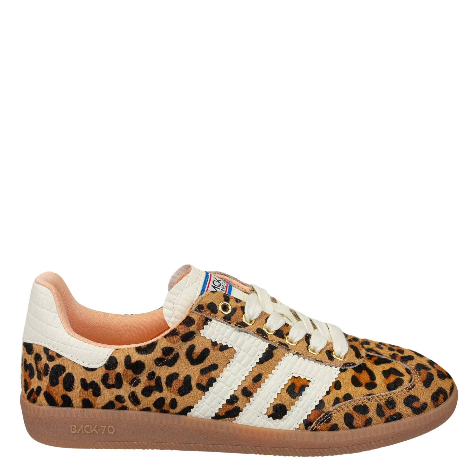 Cloud Sneaker in Leopard Camel White