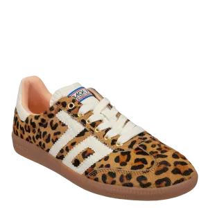 Cloud Sneaker in Leopard Camel White