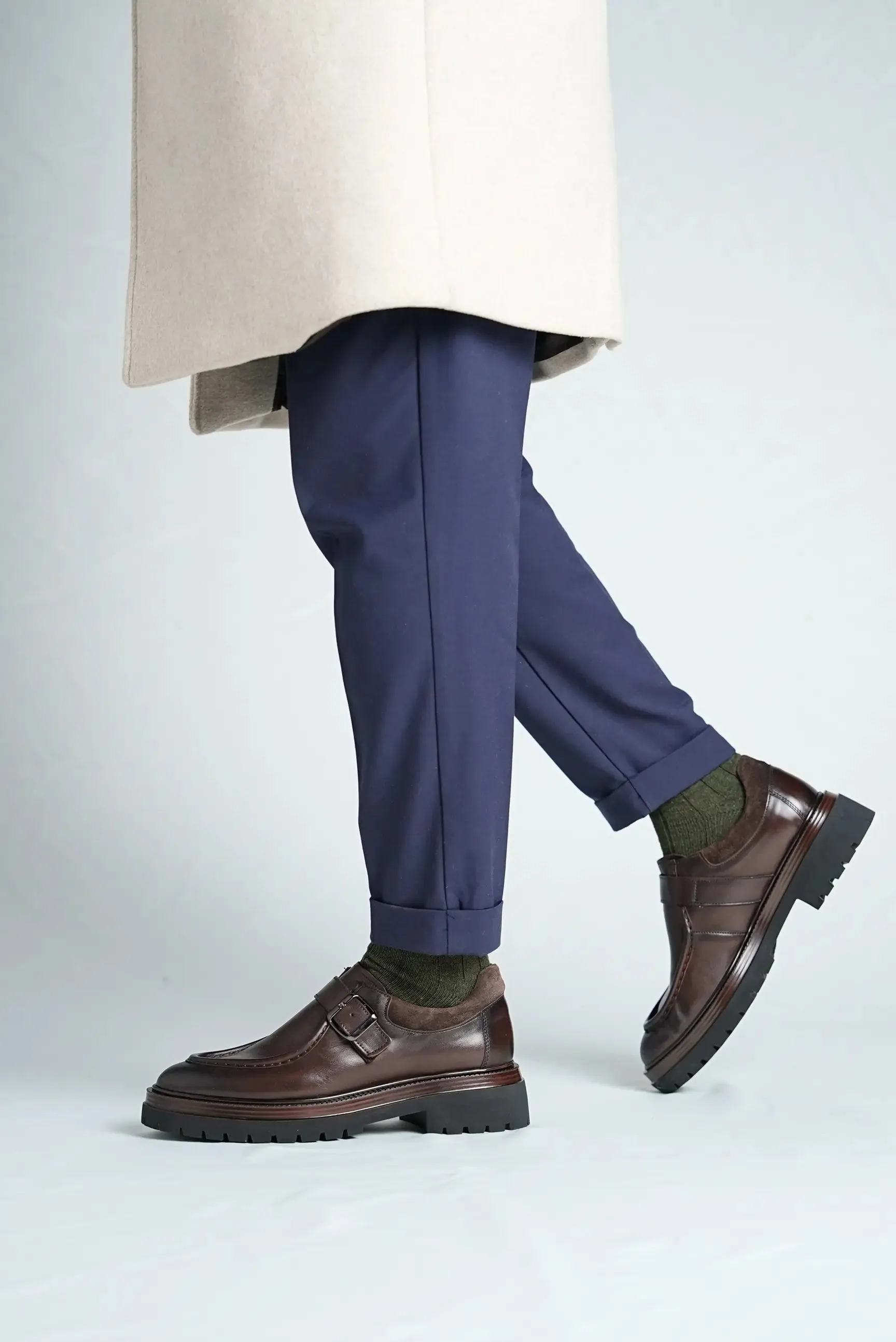 Coffee Brown Single Monk
