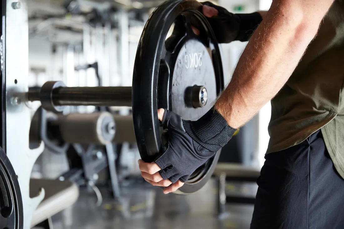 Comfort Weight Training Glove with Wrist Strap - Black