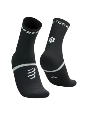Compressport Unisex's Pro Marathon Sock v2.0 - Black/White