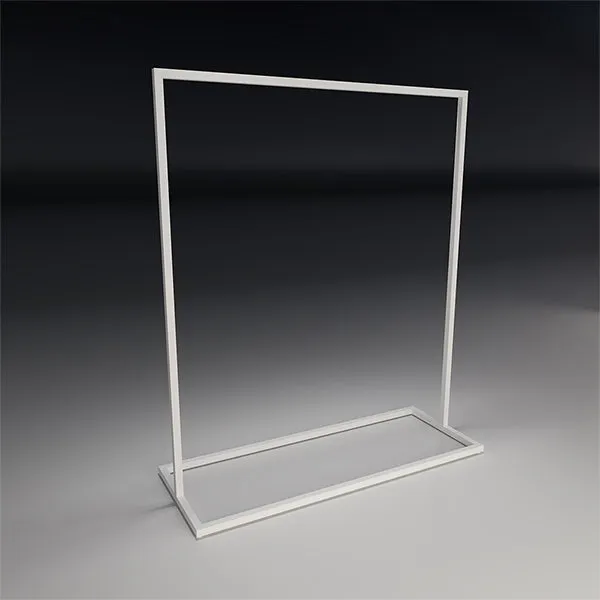 CR016 Metal Hanging Clothes Display Rack Organization