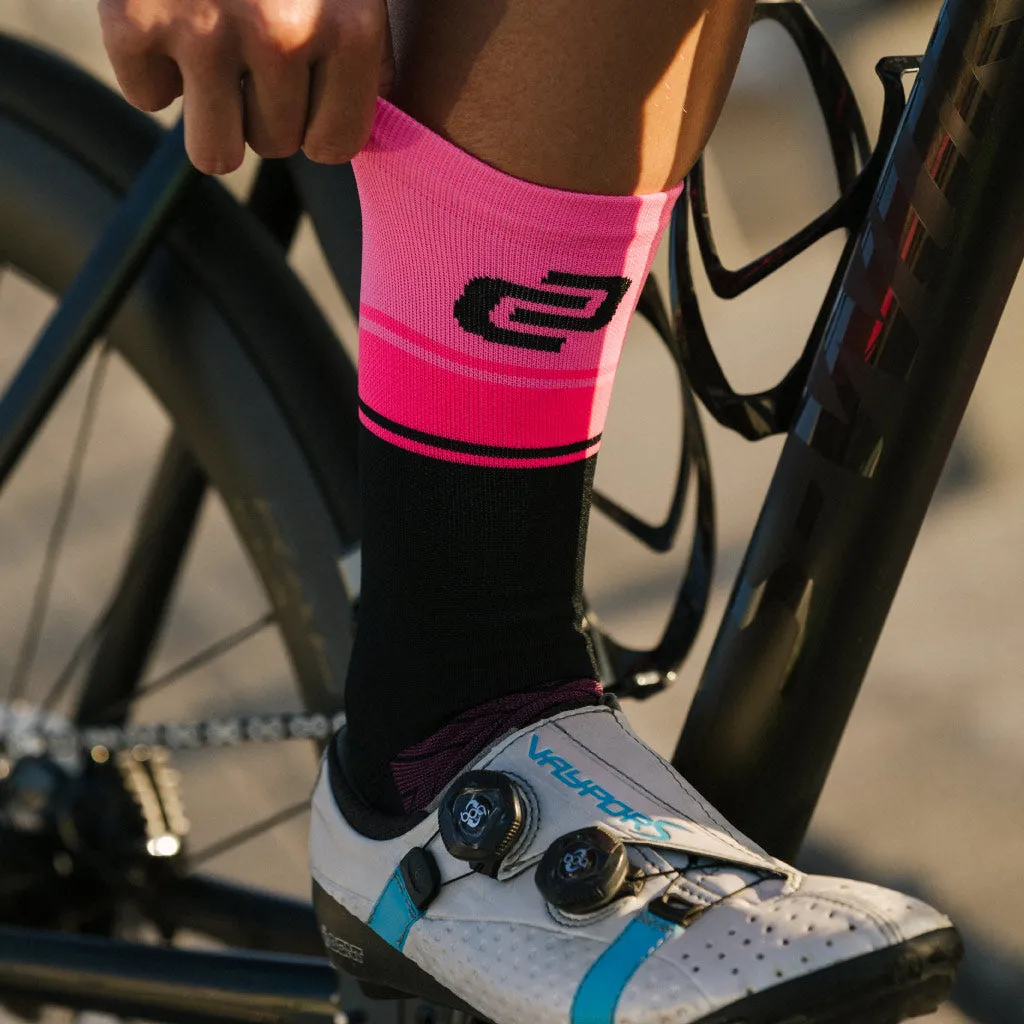 Crew Socks (Pink Stripe)