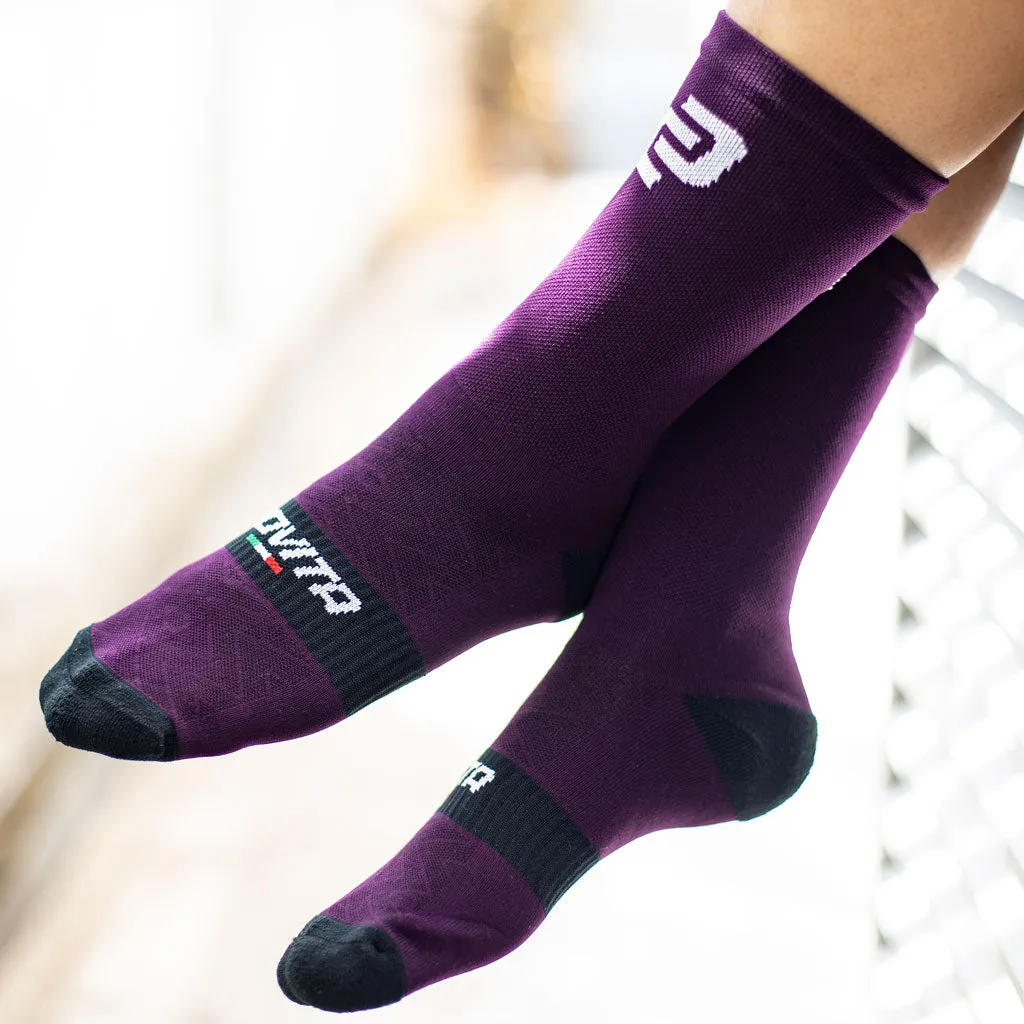 Crew Socks (Plum)