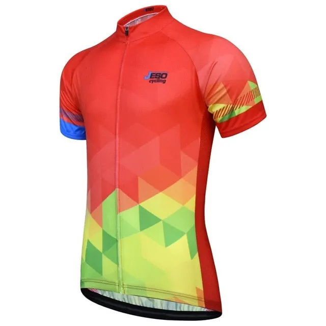 Cycling Jersey Men Summer MTB Bike Jersey Short Sleeve Breathable Factory Directly Sale Bicycle Clothing Wear camisa ciclismo