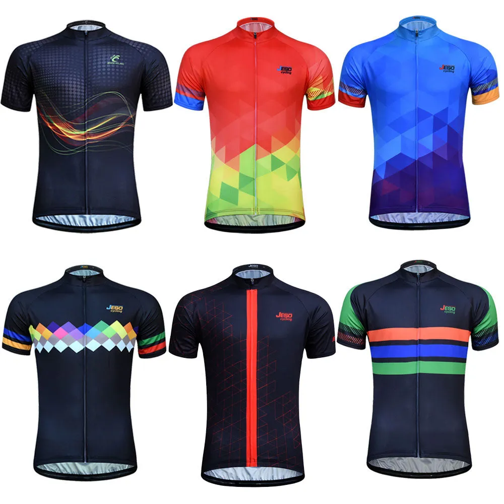 Cycling Jersey Men Summer MTB Bike Jersey Short Sleeve Breathable Factory Directly Sale Bicycle Clothing Wear camisa ciclismo