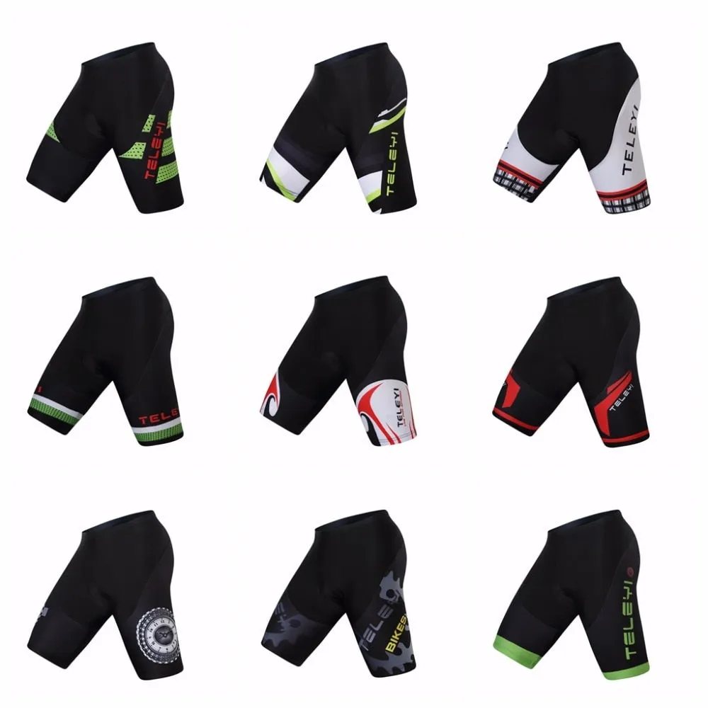Cycling shorts Men's Bike Short Padded proTeam MTB bicycle Bottom Road mountain short Breathable Sportswear for male black