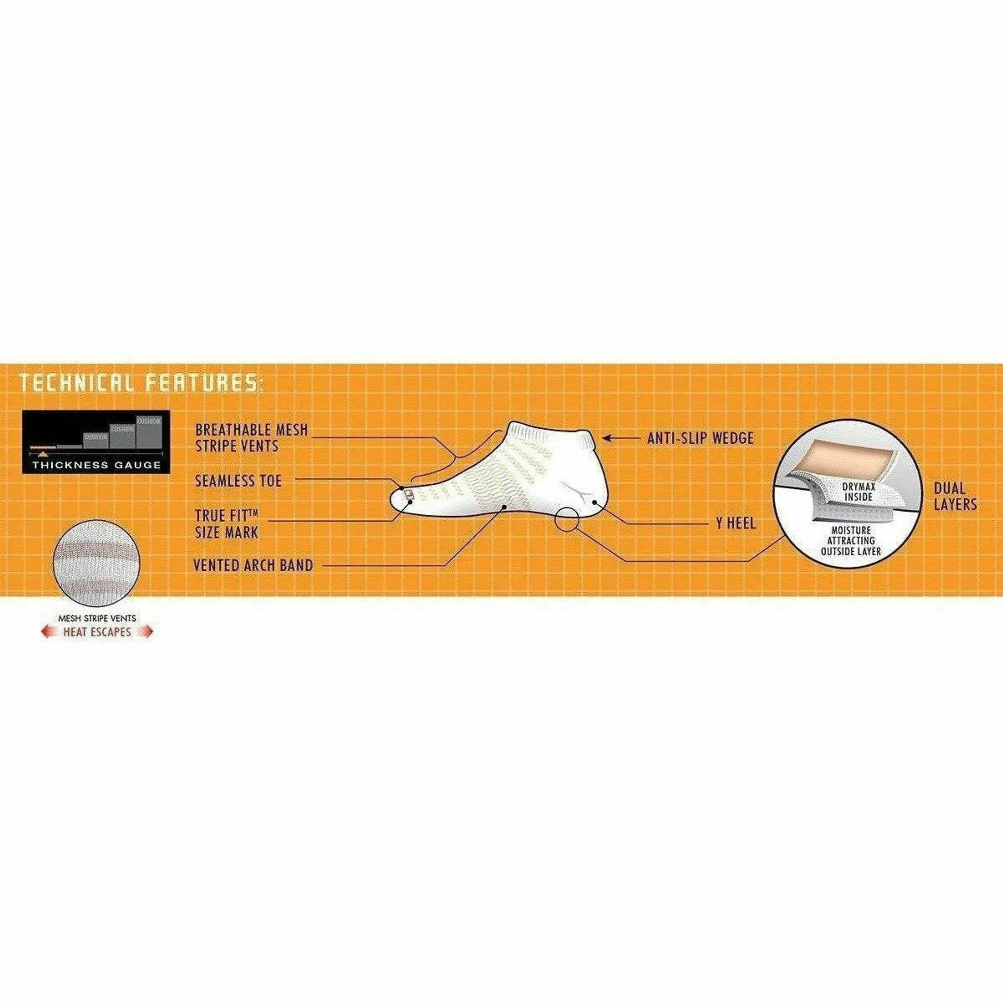 Drymax Hyper Thin Running Crew Socks