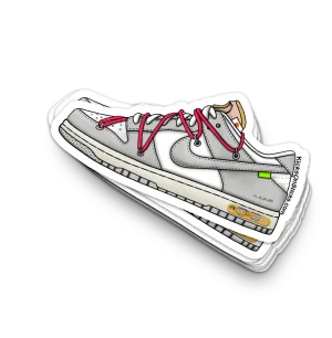 Dunk Low "Off-White Lot 6" Sneaker Sticker