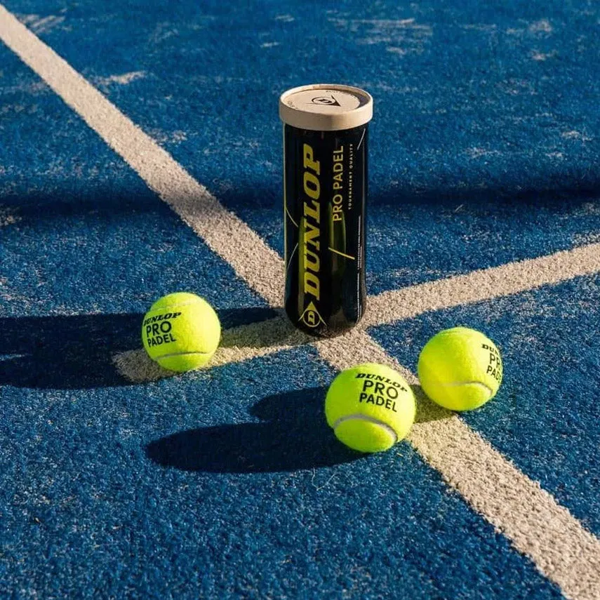 Dunlop Pro Padel Tube of 3 Balls