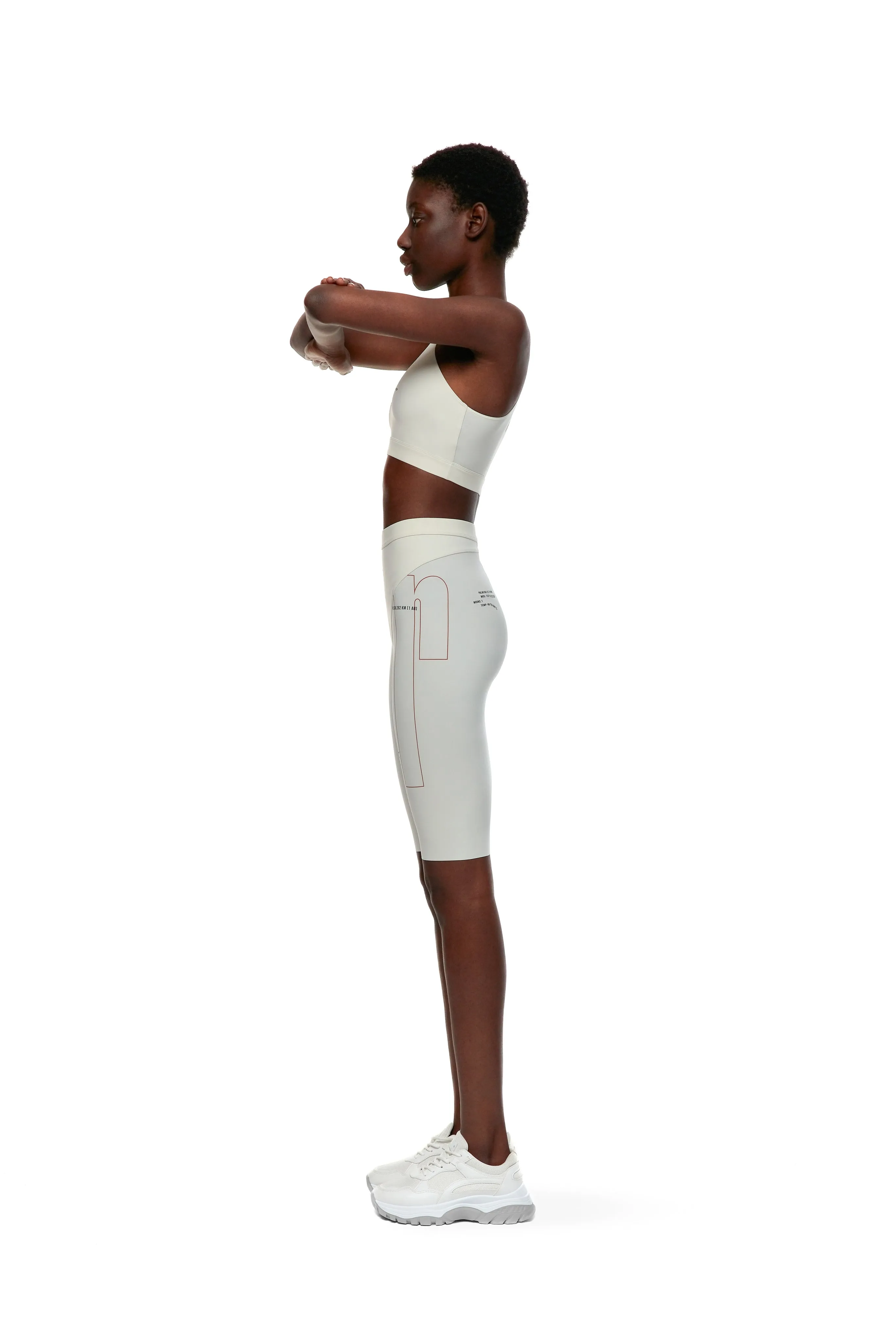 Ecru cycling shorts