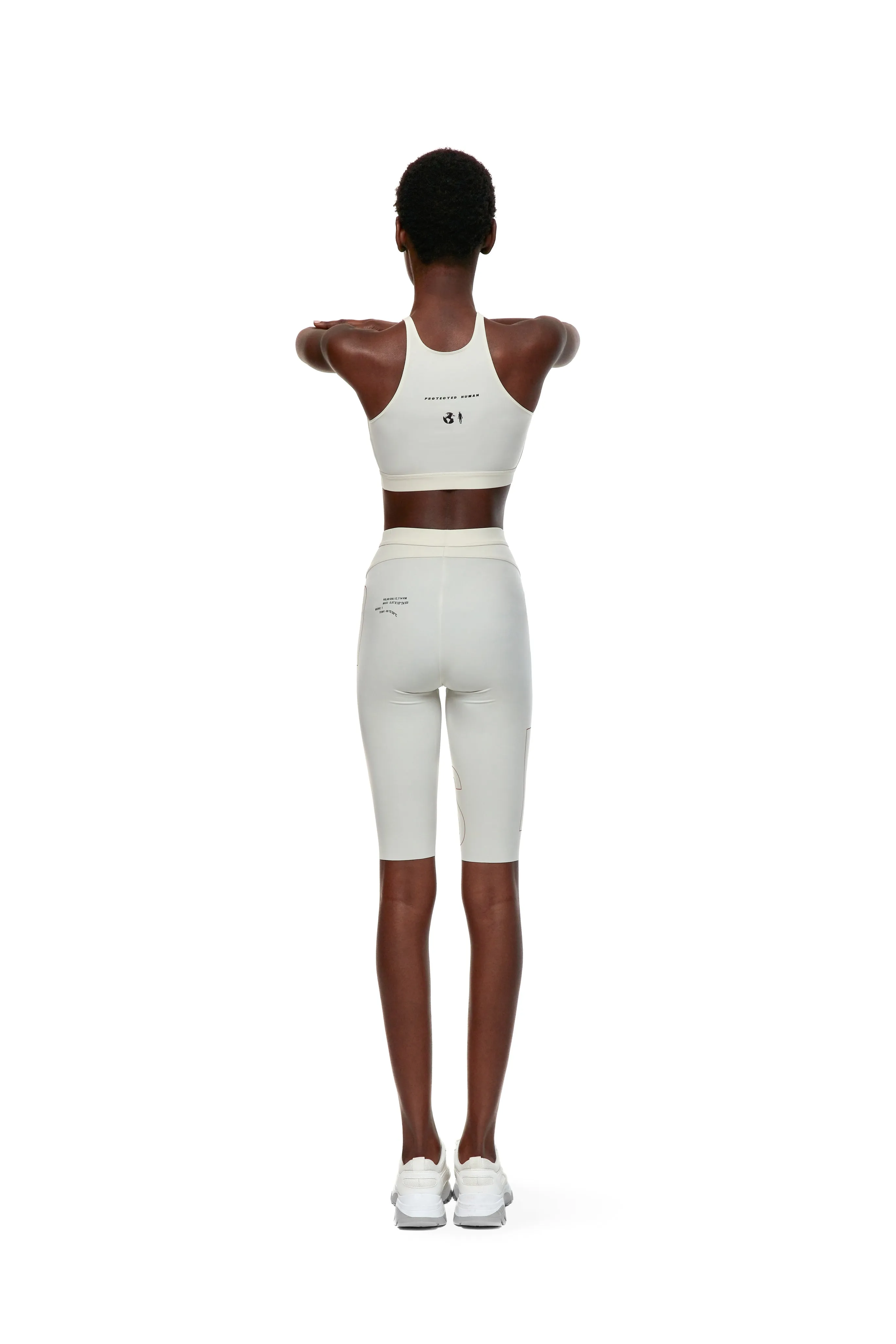 Ecru cycling shorts