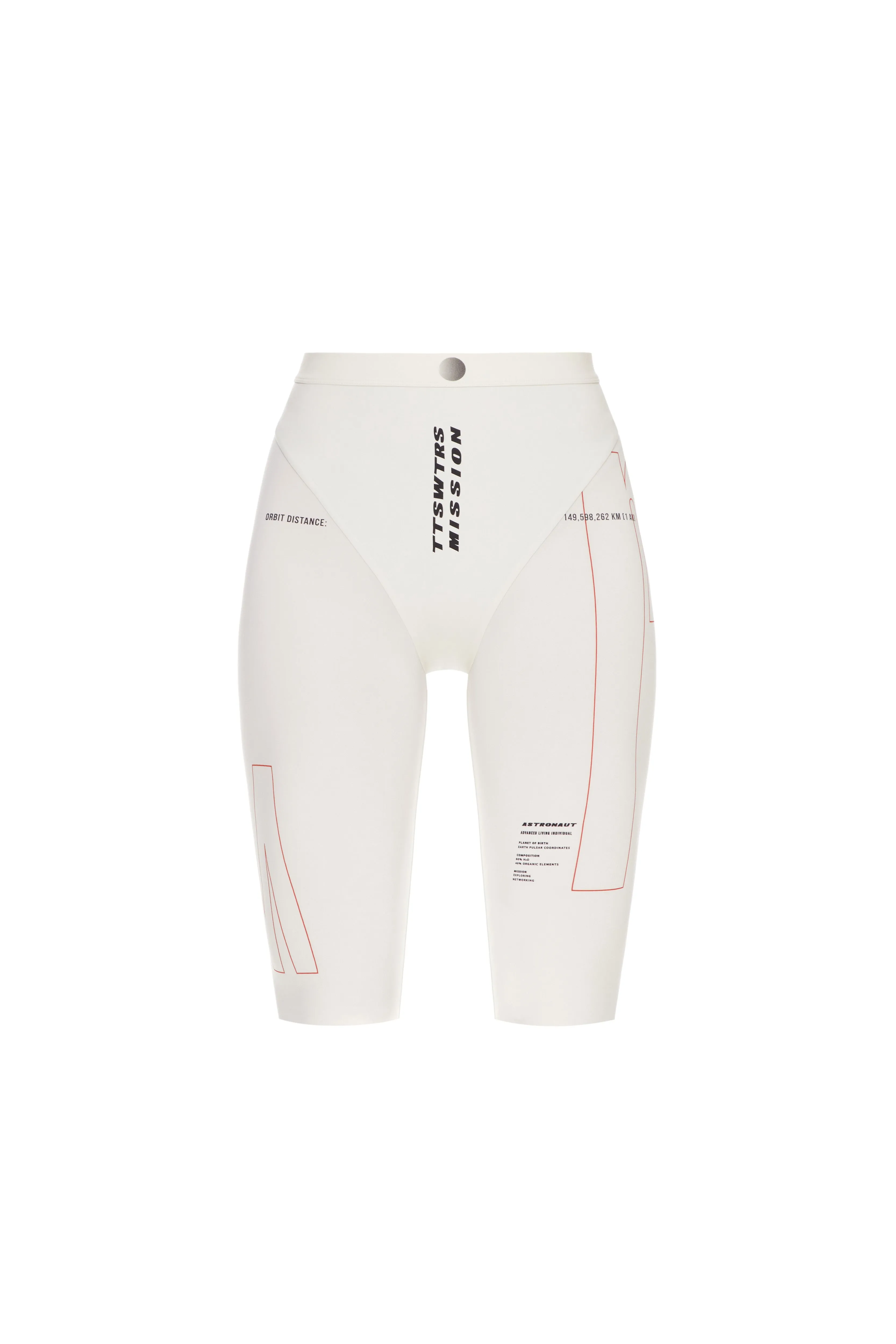 Ecru cycling shorts