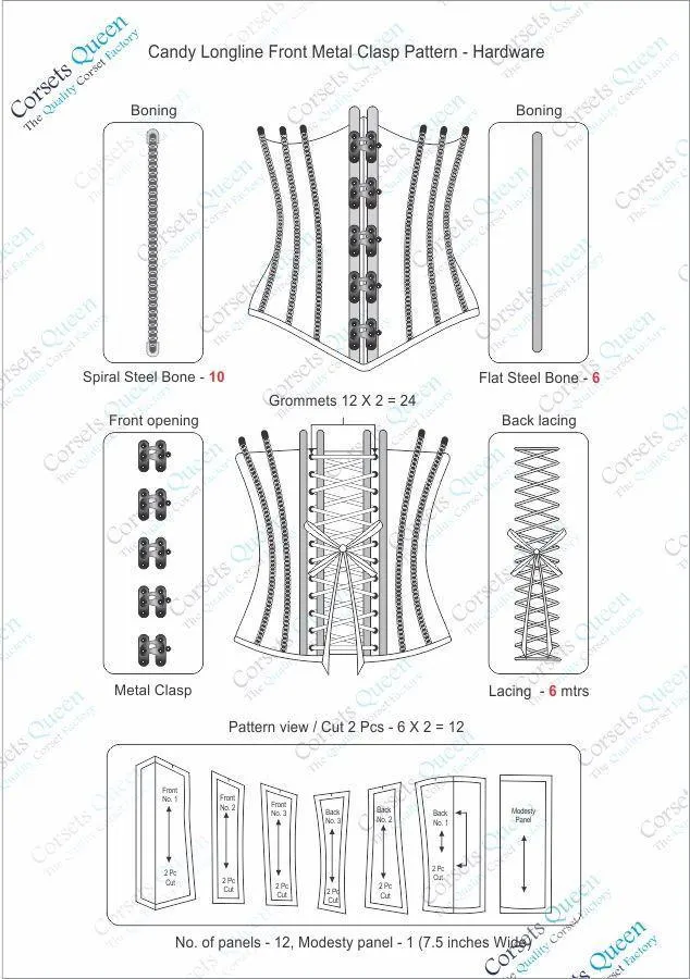 Elenek Longline Underbust Corset