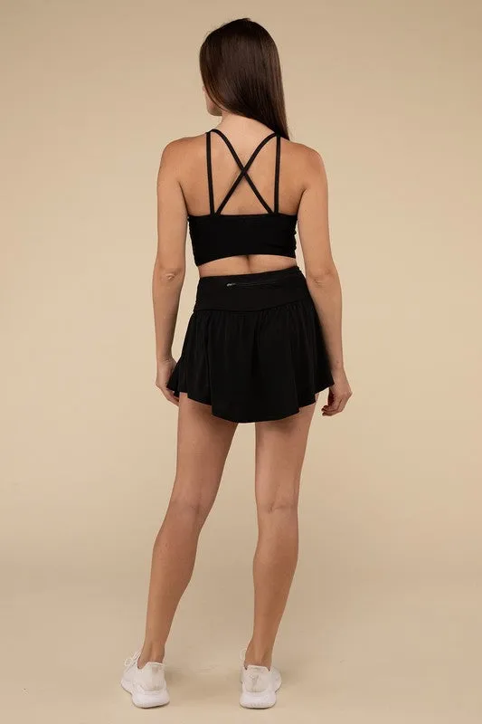 EMMA TENNIS SKIRT (BLACK)
