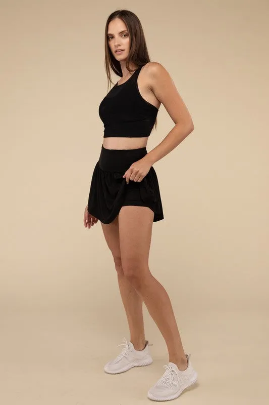 EMMA TENNIS SKIRT (BLACK)