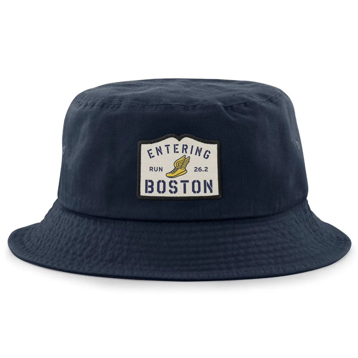 Entering Boston Run 26.2 Patch Bucket Hat