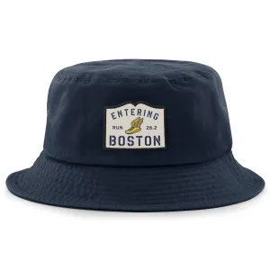 Entering Boston Run 26.2 Patch Bucket Hat