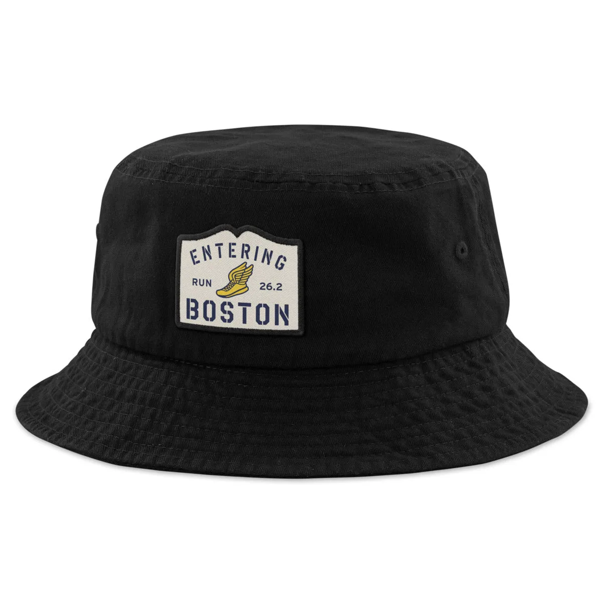 Entering Boston Run 26.2 Patch Bucket Hat