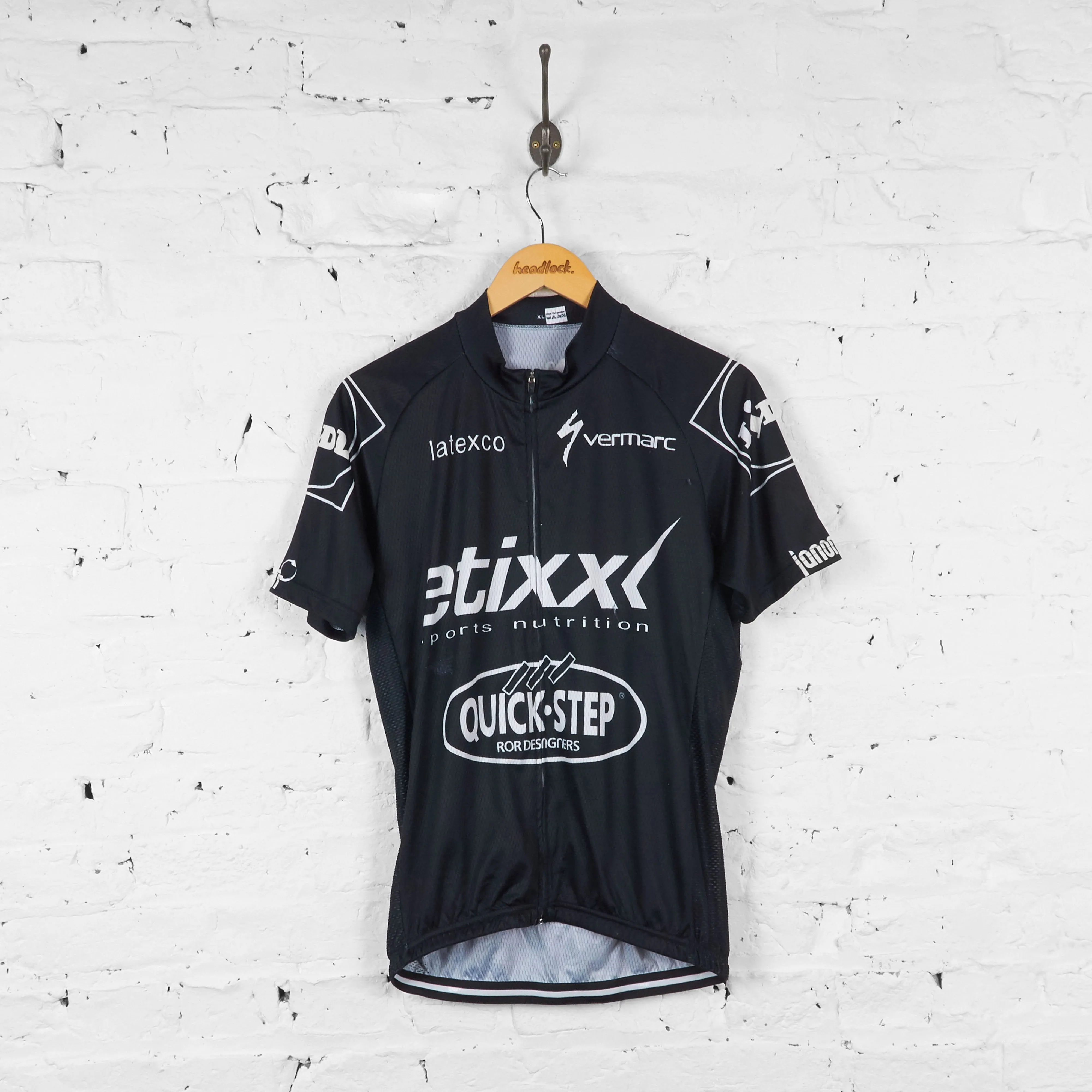 Etixx Quick Step Cycling Jersey - Black - XL