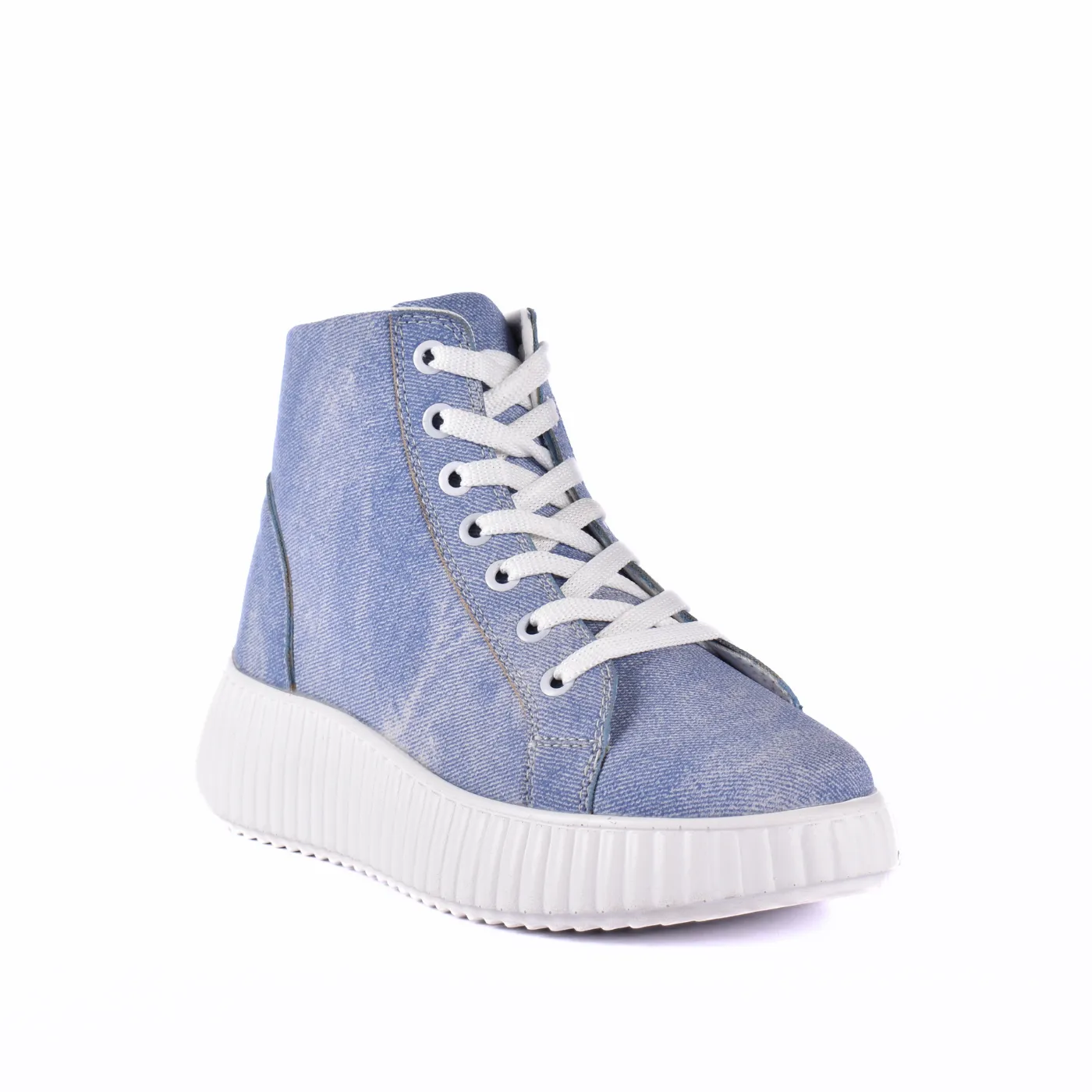 Everyday Denim Ankle Sneakers
