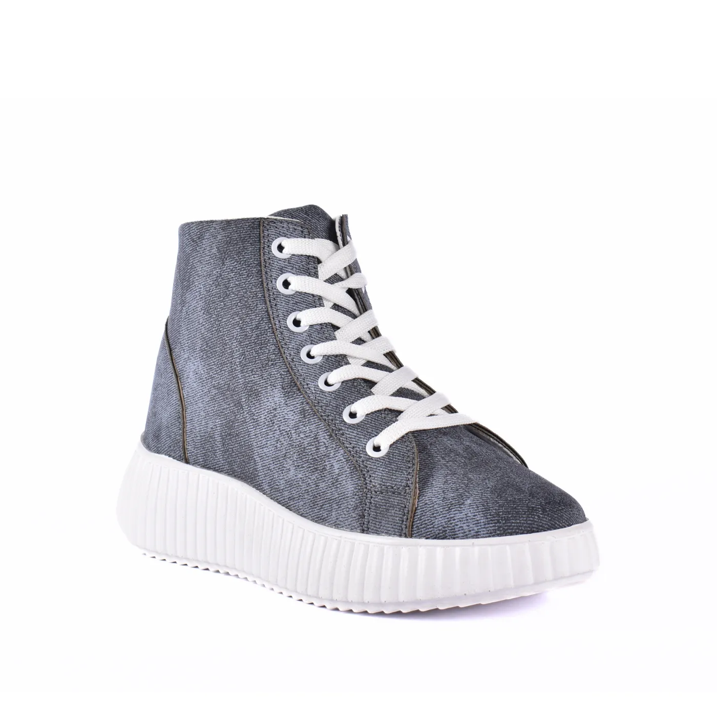 Everyday Denim Ankle Sneakers
