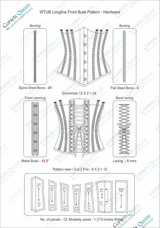 Ezra Longline Waist Training Corset