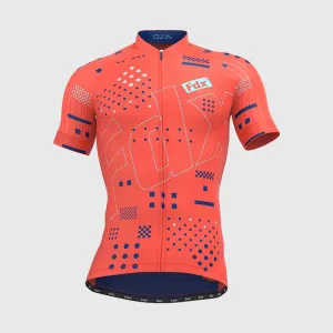 Fdx All Day Red Men's & Boy's Short Sleeve Summer Cycling Jersey