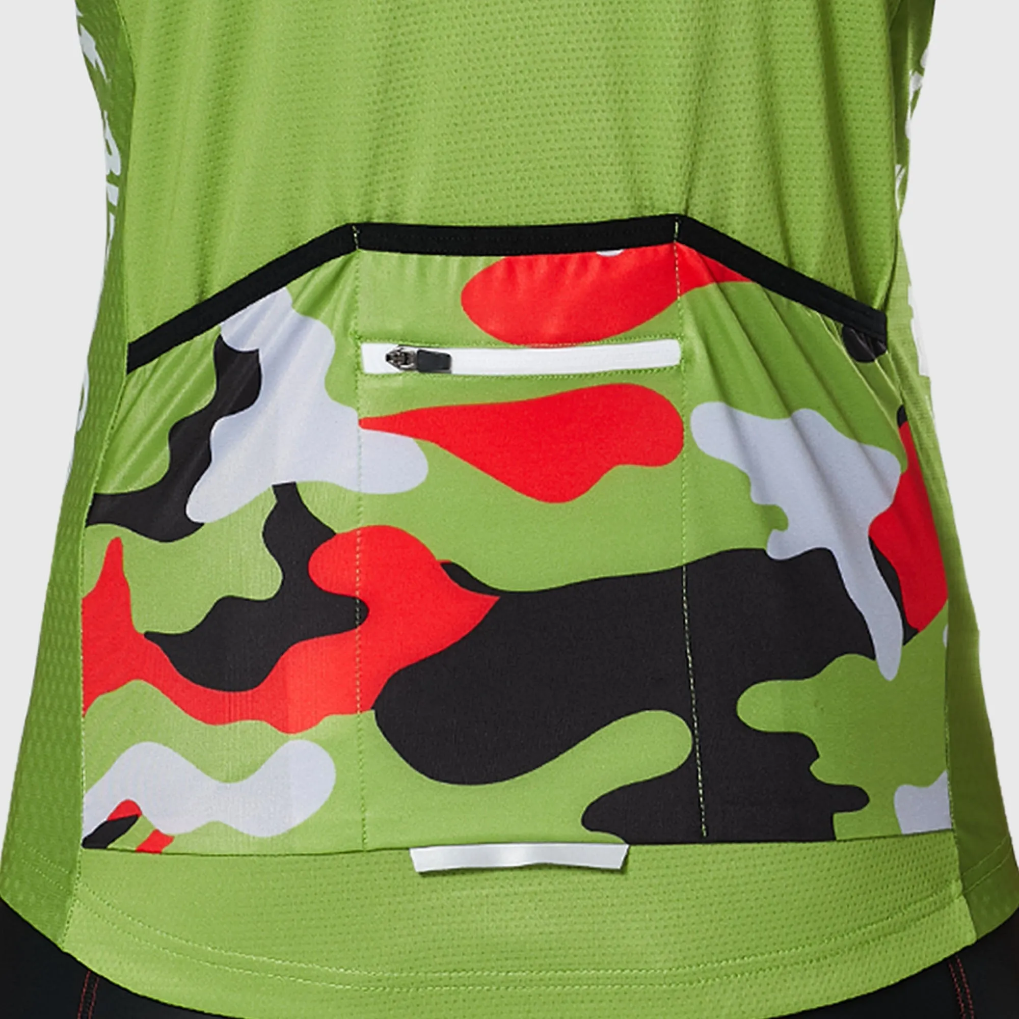 Fdx Camouflage Green Men's & Boy's Short Sleeve Summer Cycling Jersey