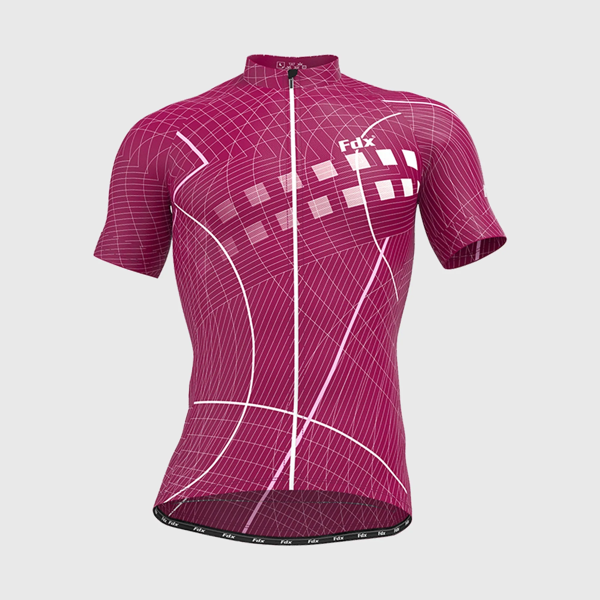 Fdx Classic II Red Men's & Boy's Short Sleeve Summer Cycling Jersey