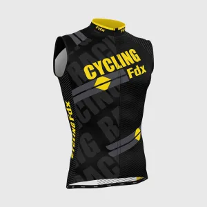 Fdx Core Yellow Men's & Boy's Sleeveless Summer Cycling Jersey