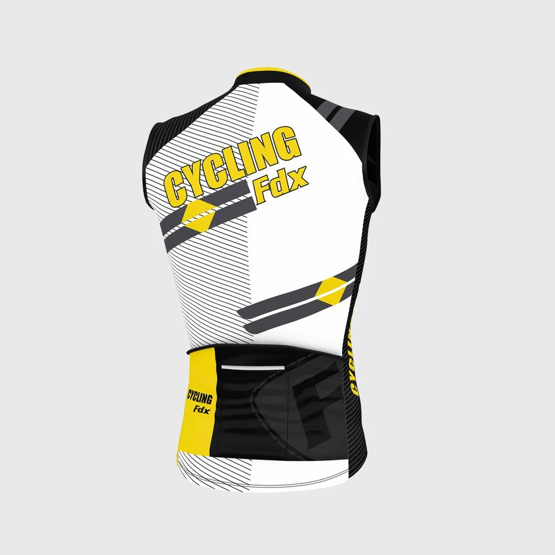 Fdx Core Yellow Men's & Boy's Sleeveless Summer Cycling Jersey