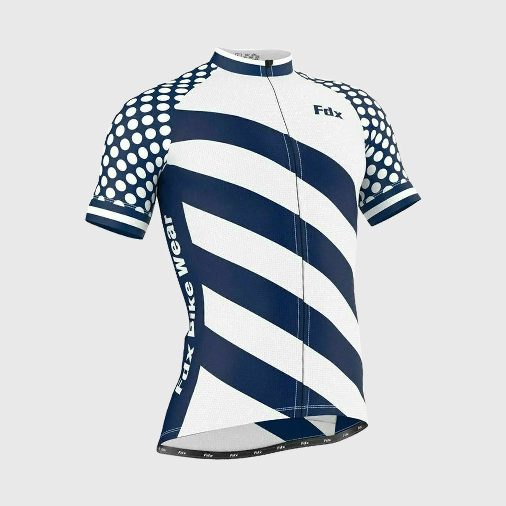 Fdx Equin White Men's & Boy's Short Sleeve Summer Cycling Jersey