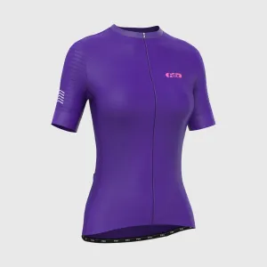 Fdx Essential Purple Women's & Girl's Short Sleeve Summer Cycling Jersey