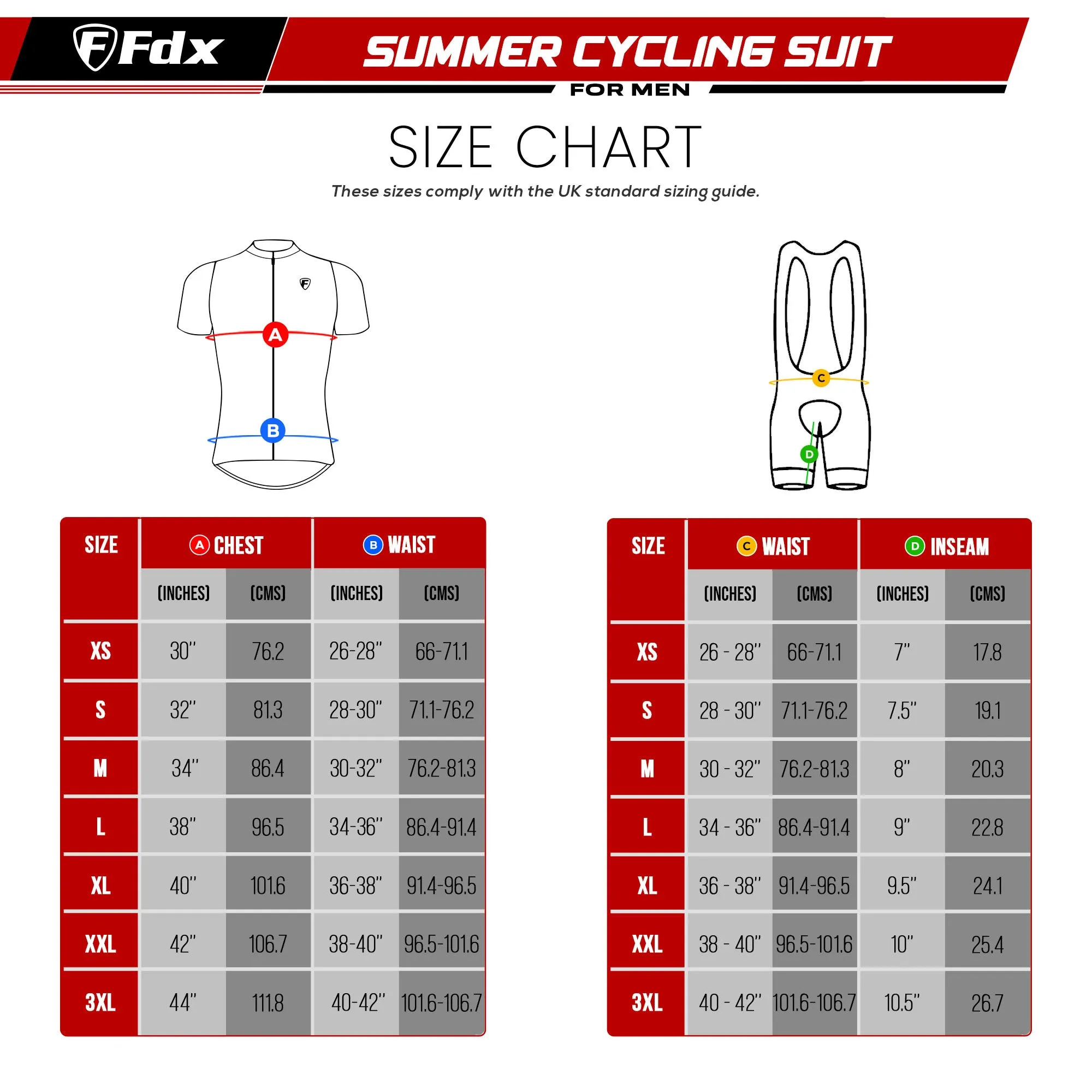 Fdx Men's & Boy's Set Core Yellow Short Sleeve Summer Cycling Jersey & Bib Shorts