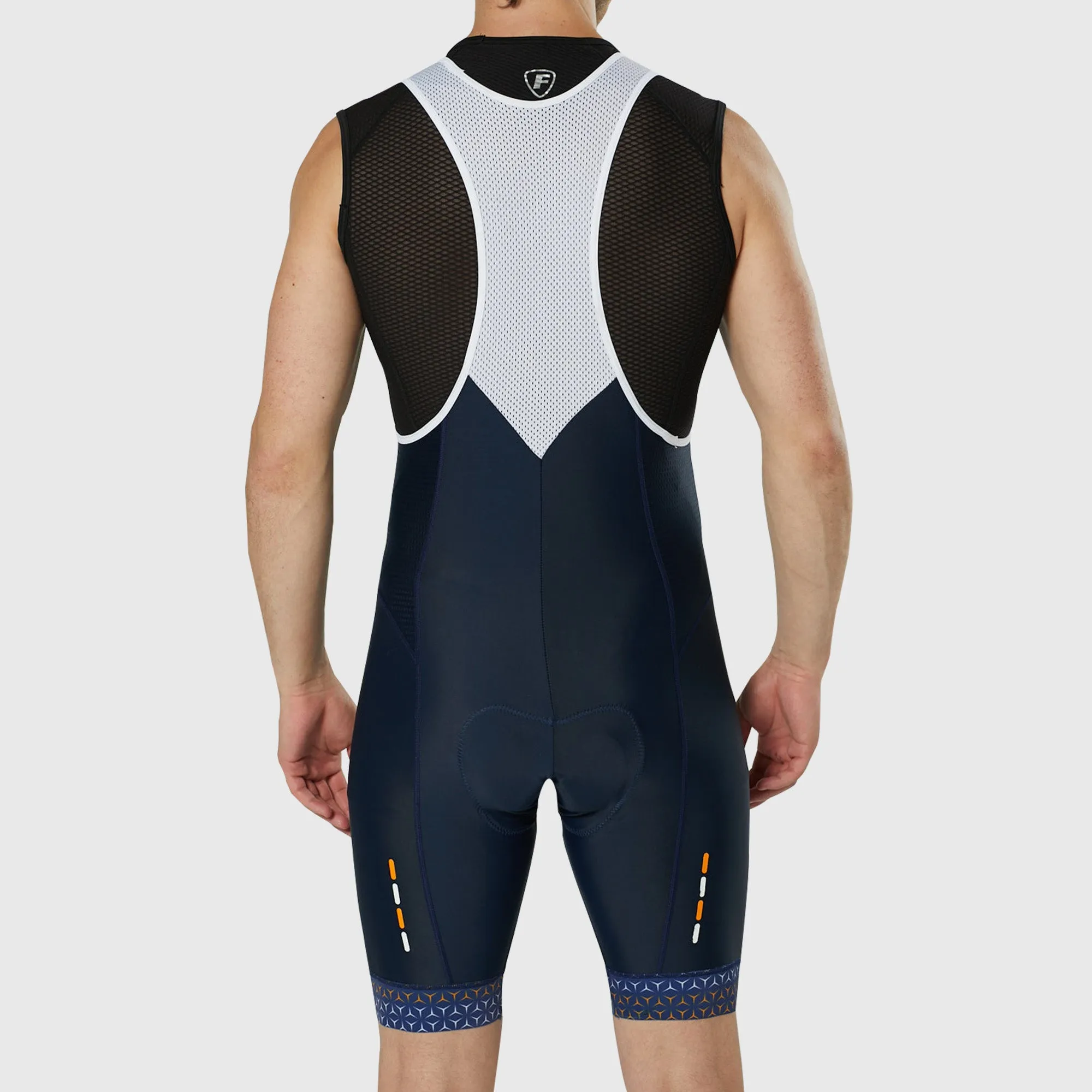 Fdx Men's & Boy's Set Vega Blue Short Sleeve Jersey & Bib Shorts