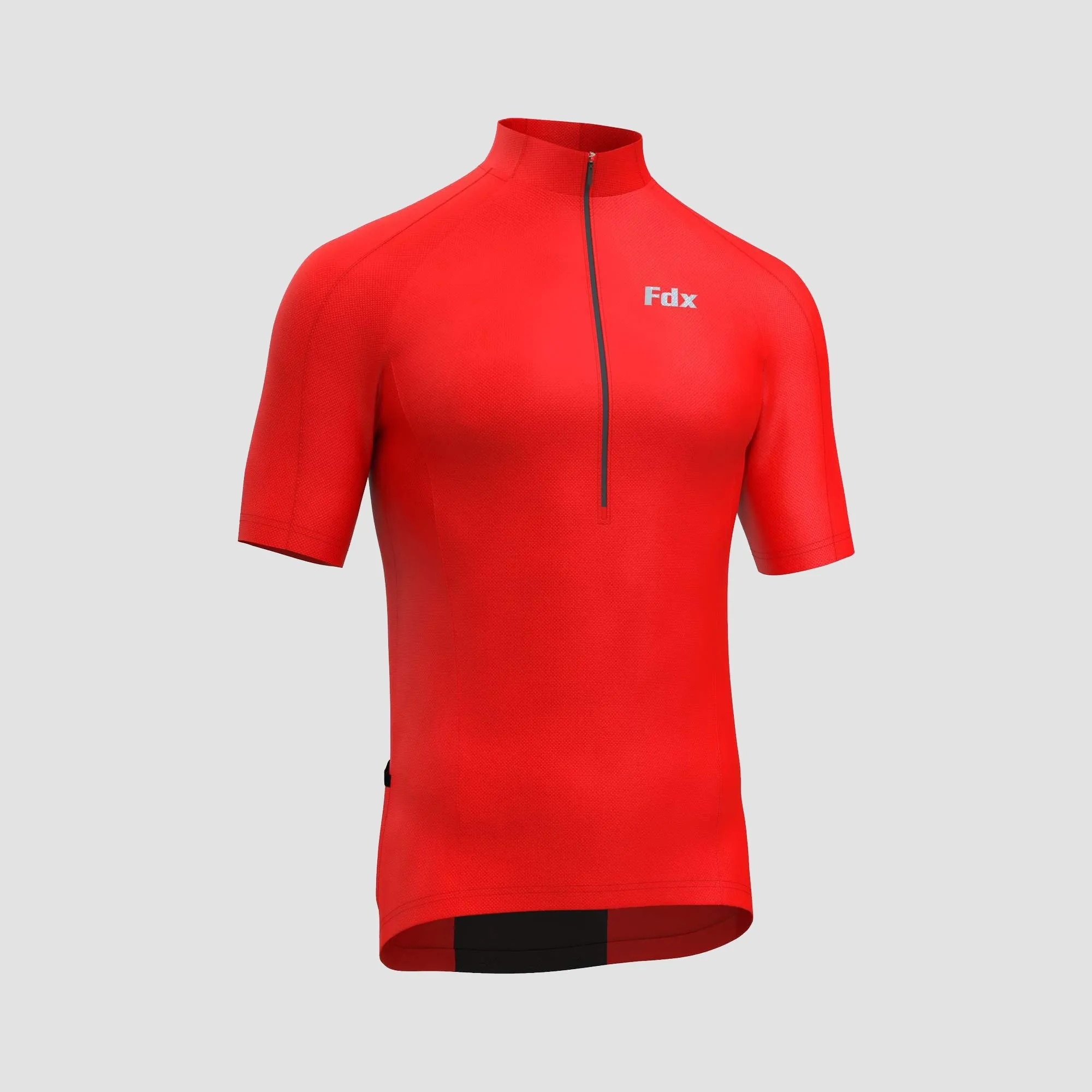 Fdx Pace Red Men's & Boy's Short Sleeve Summer Cycling Jersey