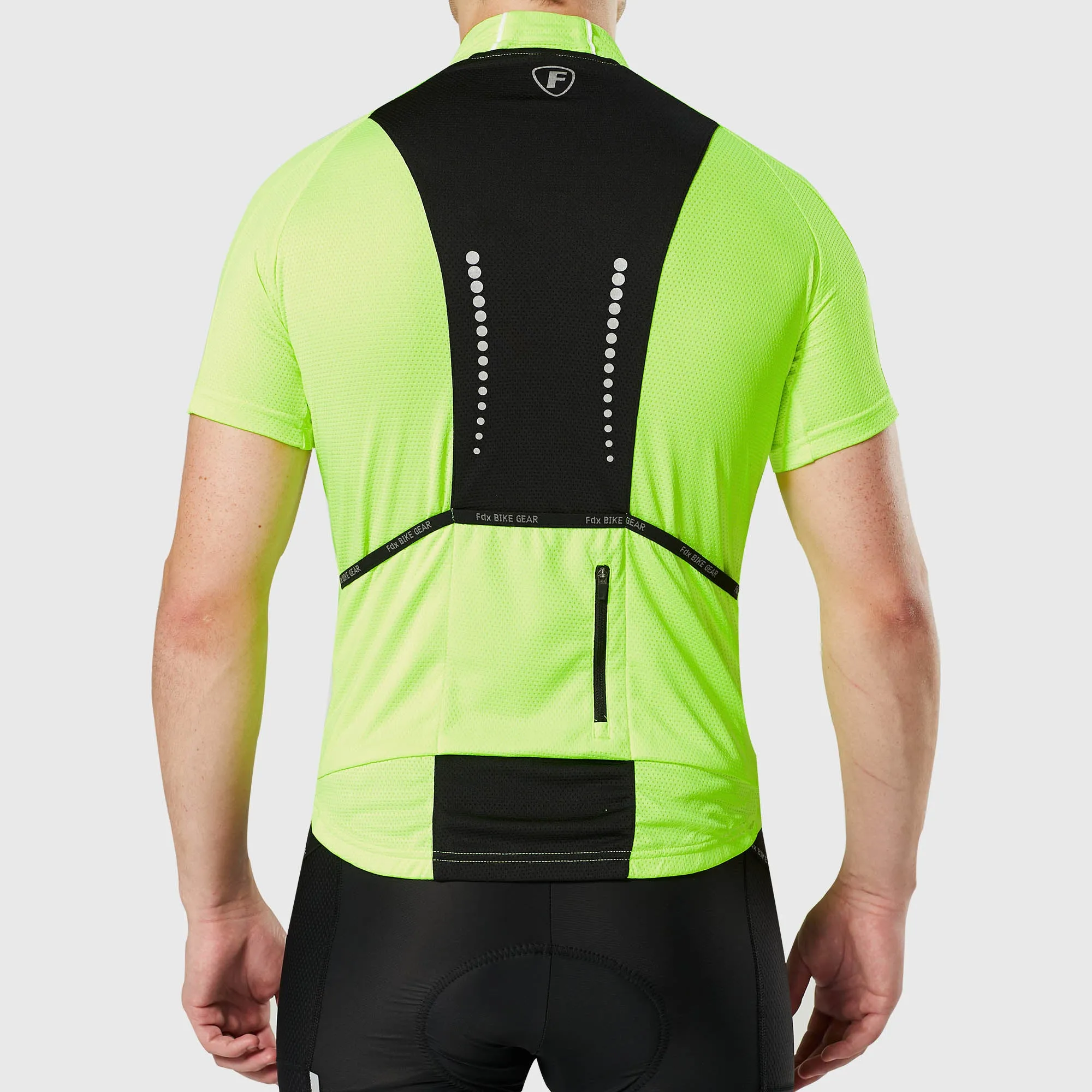 Fdx Pace Yellow Men's & Boy's Short Sleeve Summer Cycling Jersey