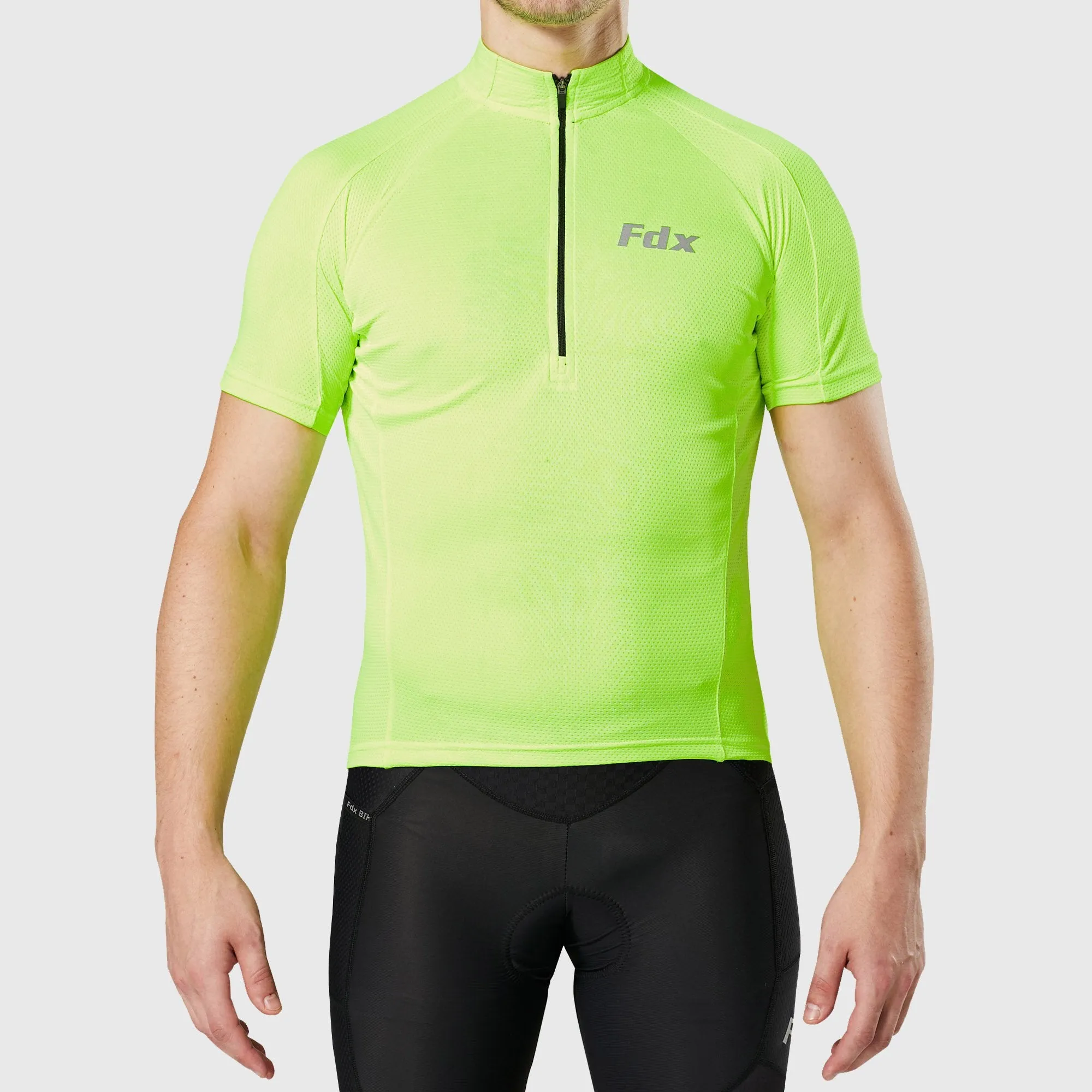 Fdx Pace Yellow Men's & Boy's Short Sleeve Summer Cycling Jersey