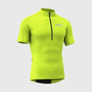 Fdx Pace Yellow Men's & Boy's Short Sleeve Summer Cycling Jersey