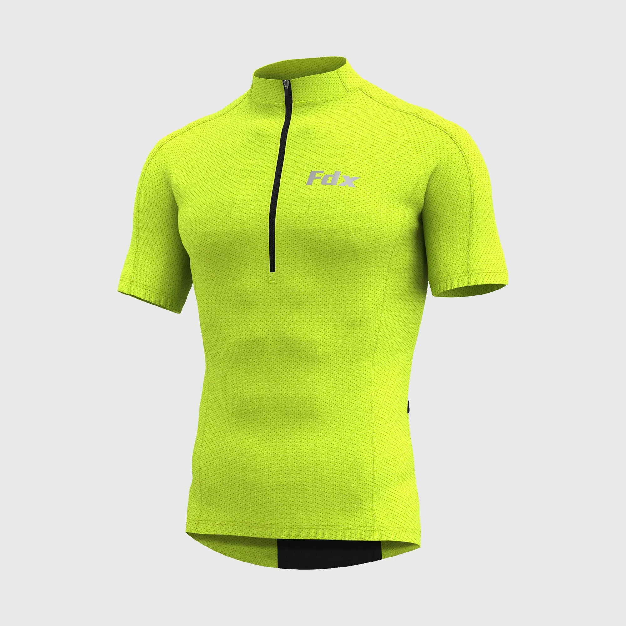 Fdx Pace Yellow Men's & Boy's Short Sleeve Summer Cycling Jersey
