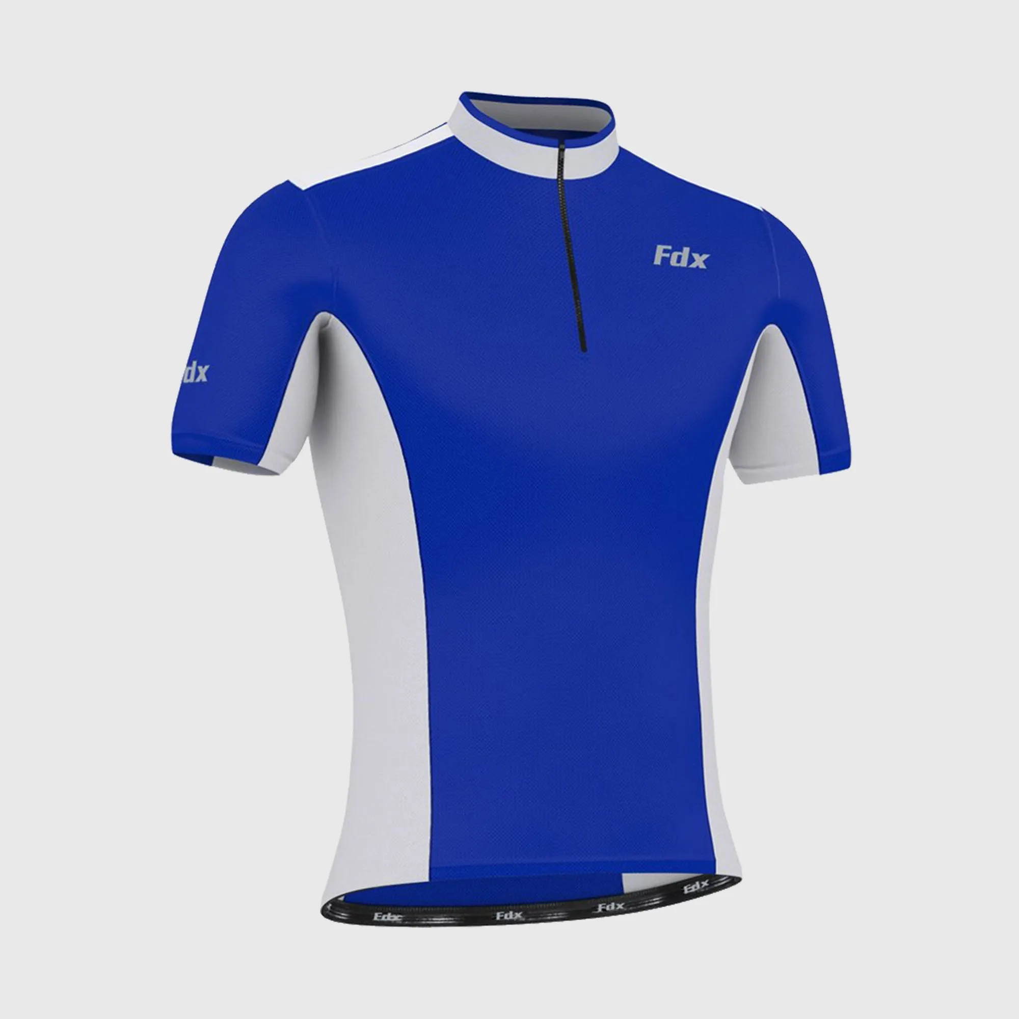 Fdx Vertex Blue Men's & Boy's Short Sleeve Summer Cycling Jersey