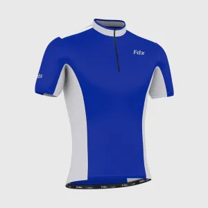 Fdx Vertex Blue Men's & Boy's Short Sleeve Summer Cycling Jersey
