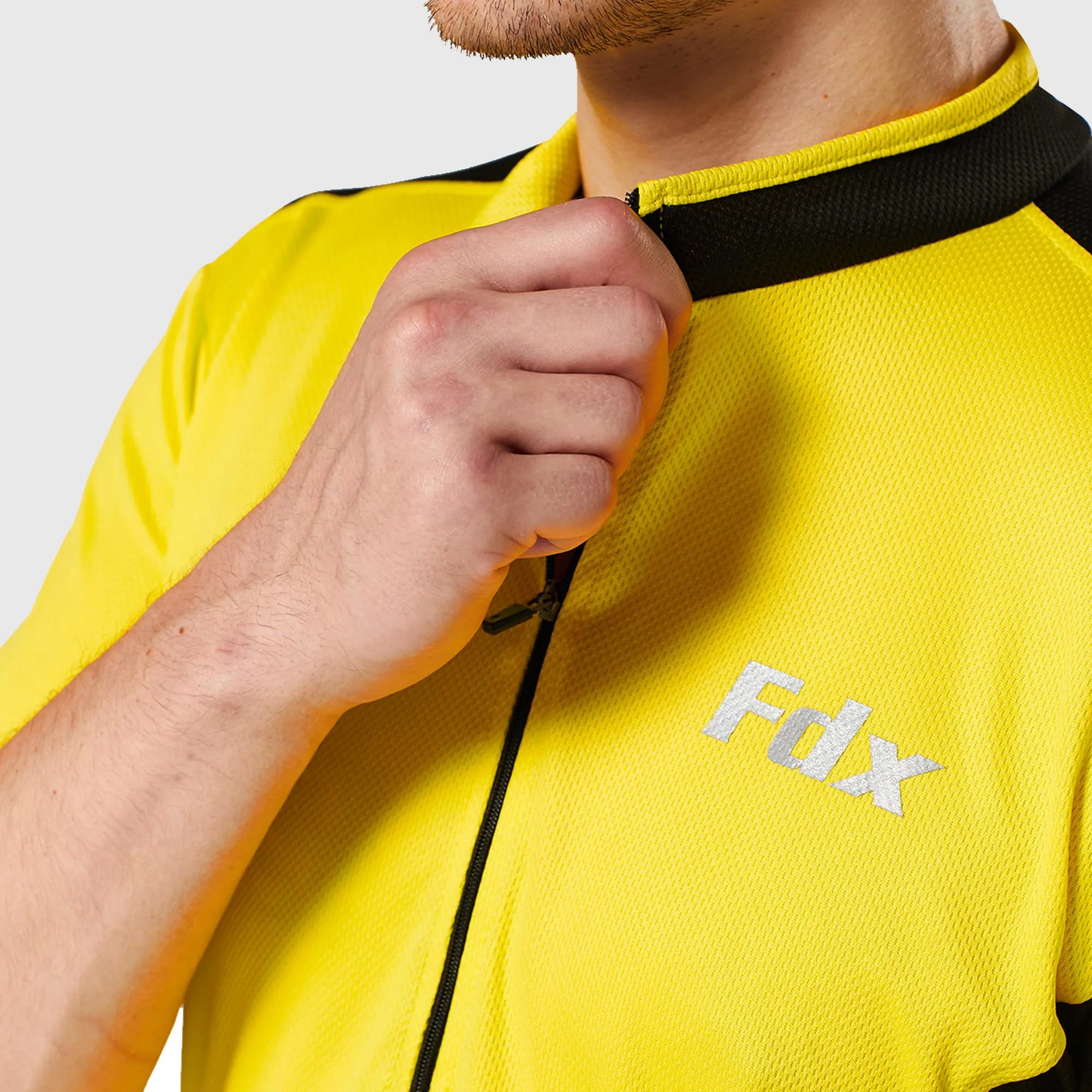 Fdx Vertex Yellow Men's & Boy's Short Sleeve Summer Cycling Jersey