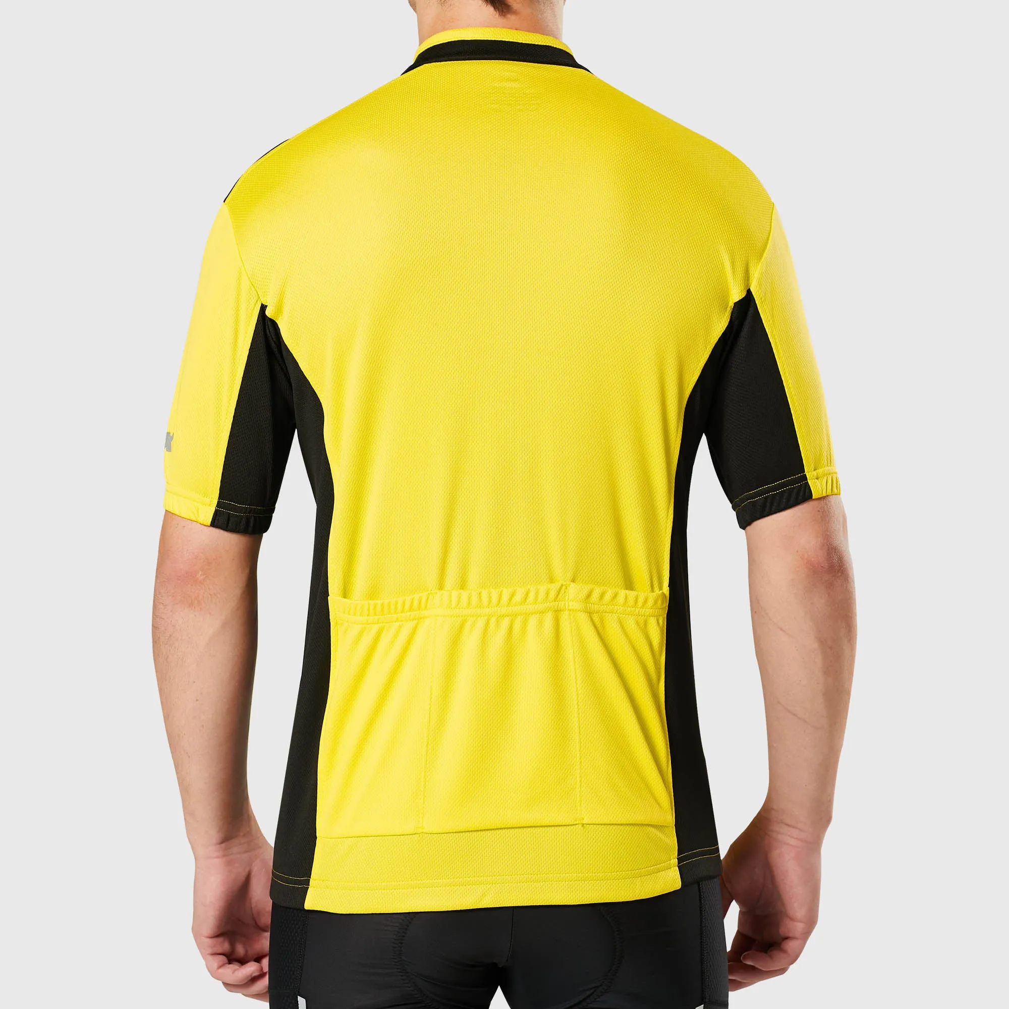 Fdx Vertex Yellow Men's & Boy's Short Sleeve Summer Cycling Jersey